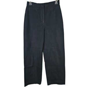 & Other Stories Womens 6 Crop Capri Pants High Rise Denim‎ Straight Leg Casual